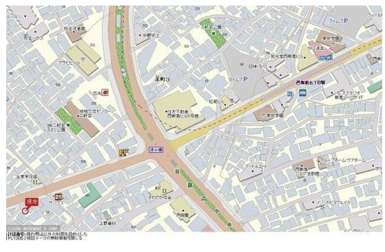 クレアシオン渋谷の地図