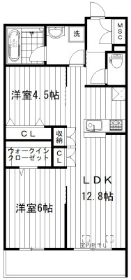ブレッザ紅葉山の間取り