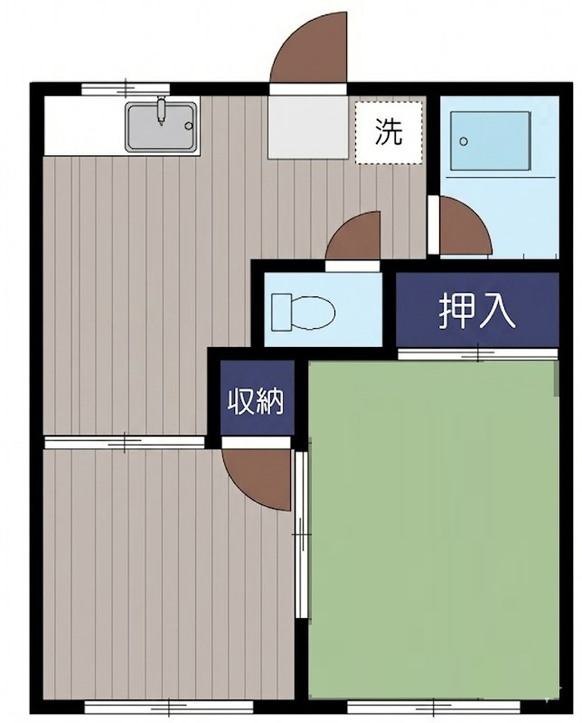 ケヤキハイツ の間取り|間取りです。