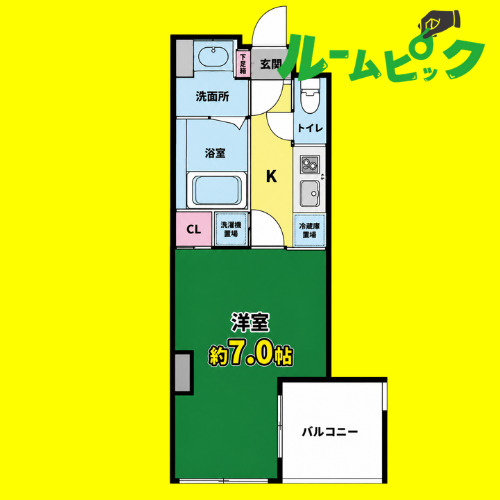 リエス鶴舞EAST　TOWER　名古屋市賃貸　仲介手数料無料の間取り