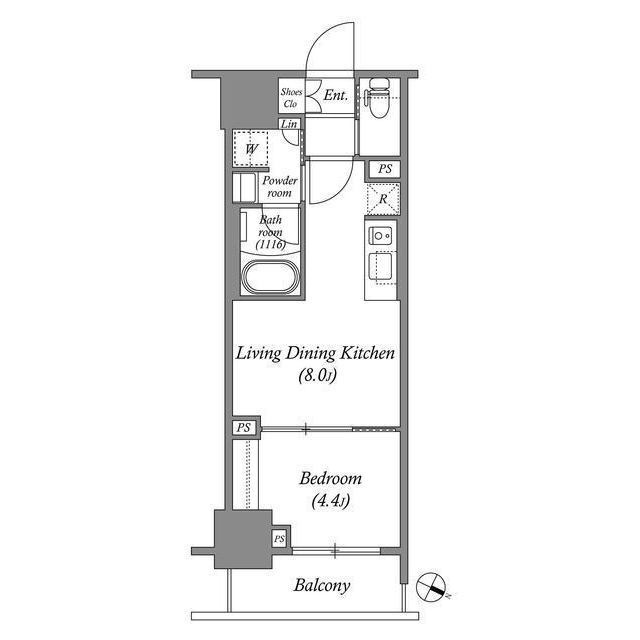 ACP Residence 浅草の間取り