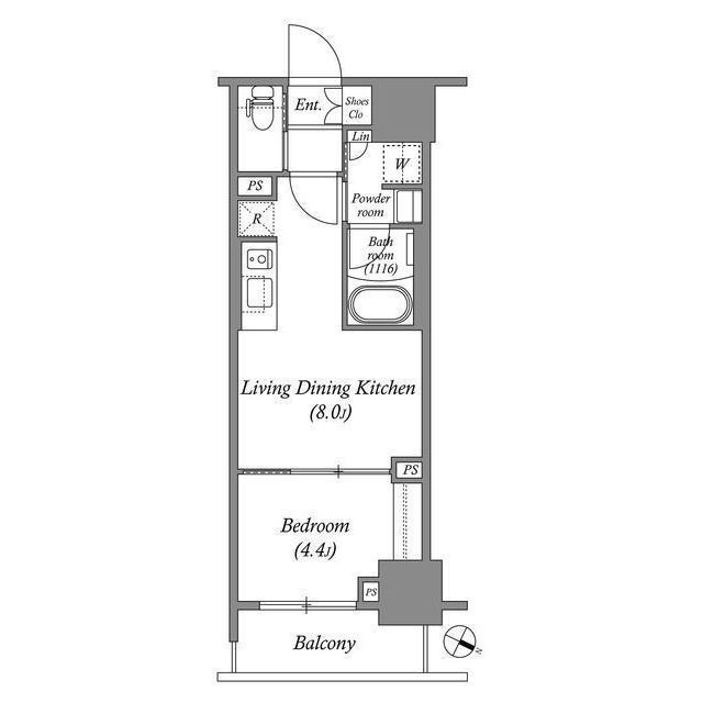 ACP Residence 浅草の間取り