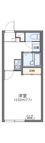 レオパレスメイリーの間取り