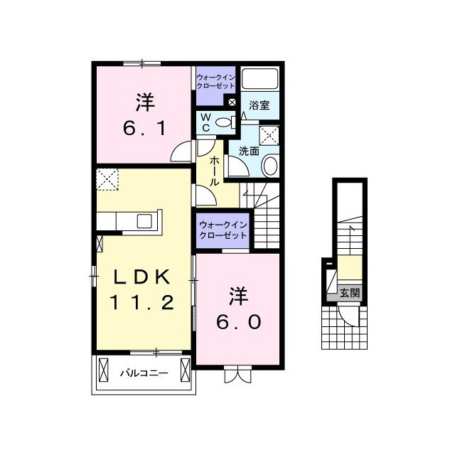 ラフレシールの間取り