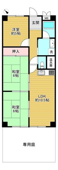 【間取り】 | メロディハイム守口