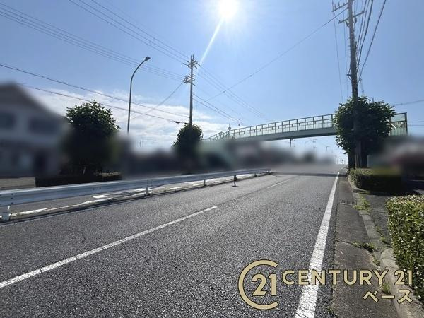 北葛城郡広陵町みささぎ台　建築条件なし土地の前面道路含む現地写真|■現地撮影写真■
