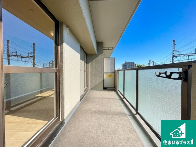 ファミールハイツ堺Ⅱ番館のバルコニー|陽当たり良好なバルコニーです