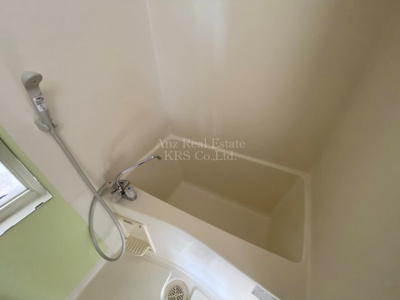 【浴室】 | ジュネーゼ京町堀パークサイド | 爽やかな色味のアクセントパネルがオシャレです☆