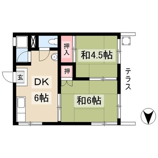 【間取り】 | コーポふかみ