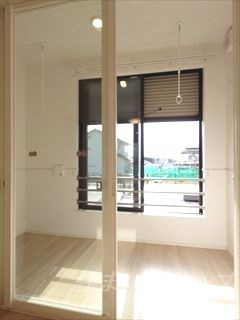アップフィールド　Ⅰのバルコニー