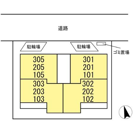 Kurashiroの区画図