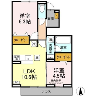 【間取り】 | リッシュセゾン E