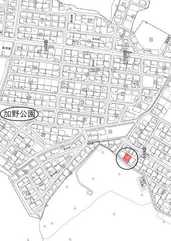 中古住宅　加野2丁目の地図