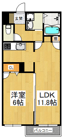 【間取り】 | SouthTown蔵家Ｂ