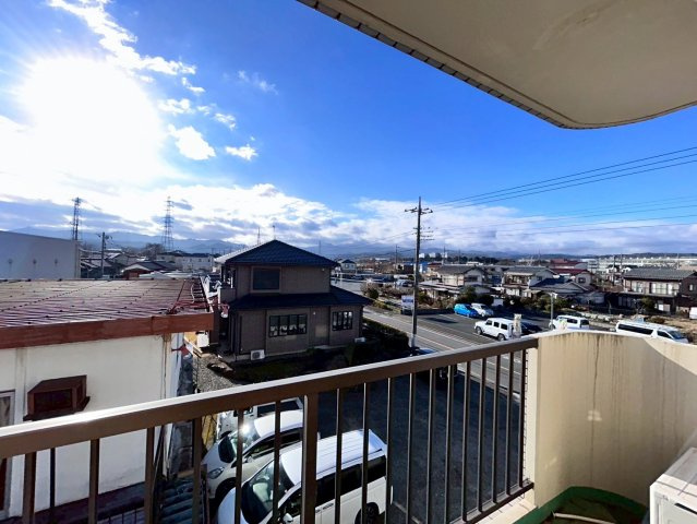 シャトーシミズのバルコニー