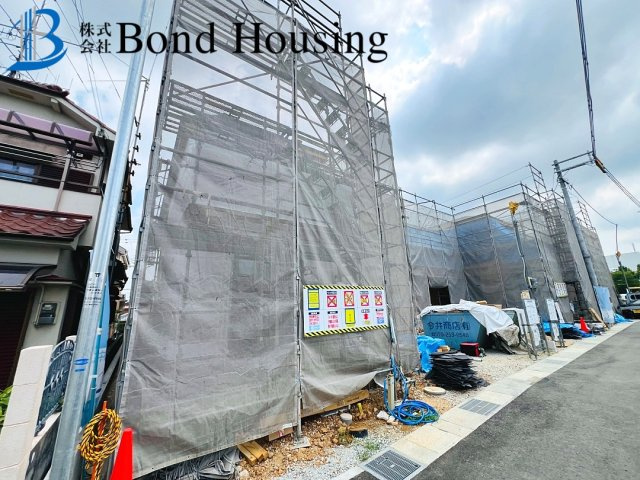 全8棟　1号地　駐車２台　WIC付　西区竜が岡1丁目　新築戸建の前面道路含む現地写真