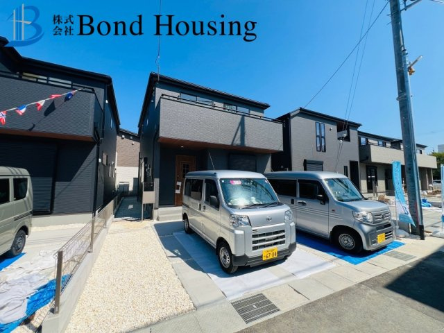 全8棟　5号地　駐車２台　4LDK　西区竜が岡1丁目　新築戸建の浴室