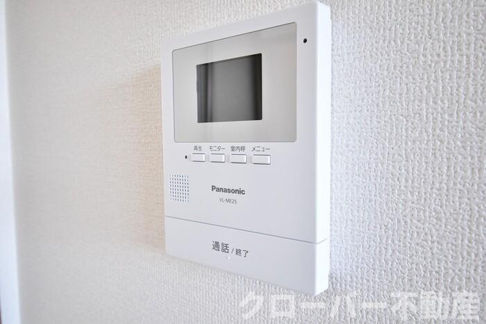 セジュールＫ Ａ棟のセキュリティ|モニタ付インターホン