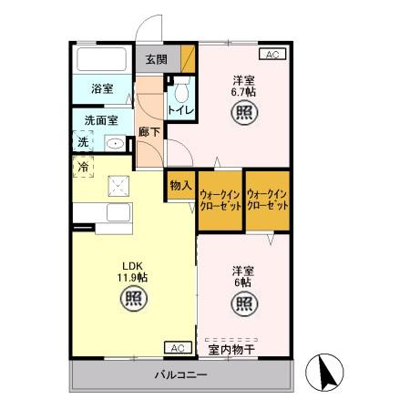 【間取り】 | リヴァージュ　壱番館