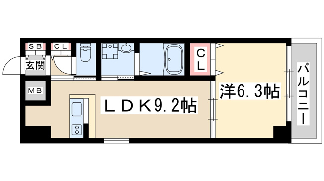 【間取り】 | フローレンス江坂
