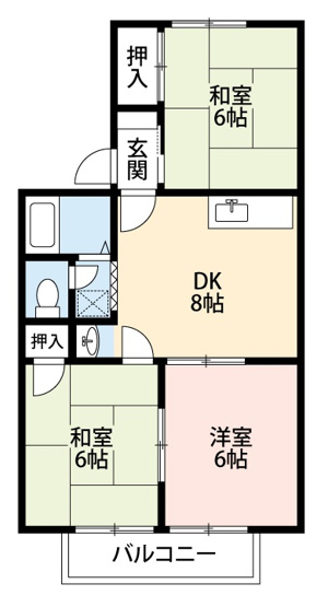 【間取り】 | セジュール・サカエ