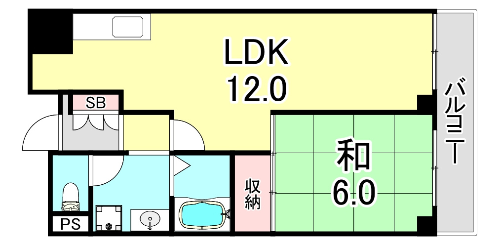 サウサリートコウベの間取り