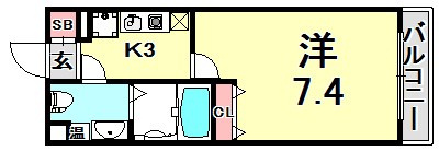 ベルトピア門口の間取り