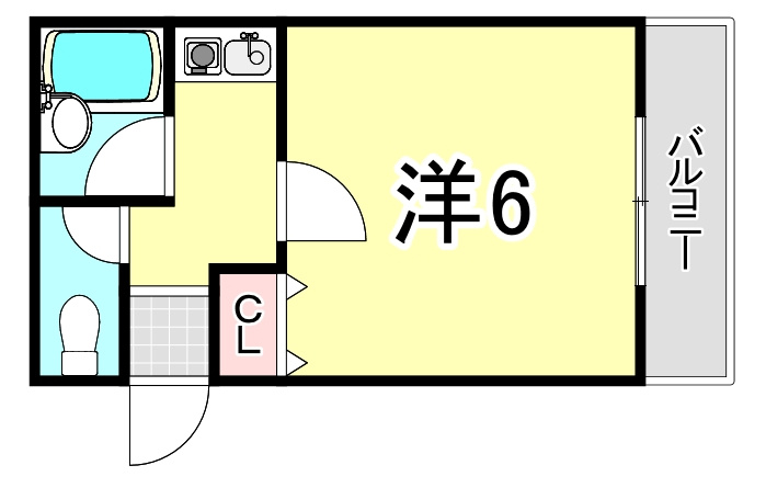 プチハウス仁川の間取り