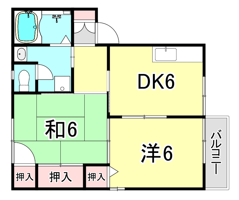 メゾン若山の間取り