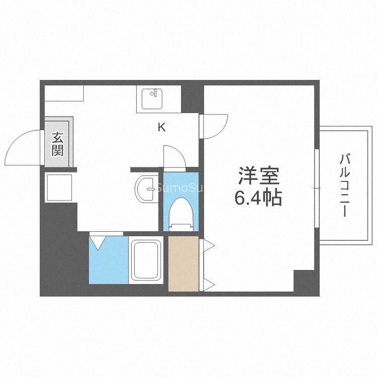 みおつくし西なんばの間取り
