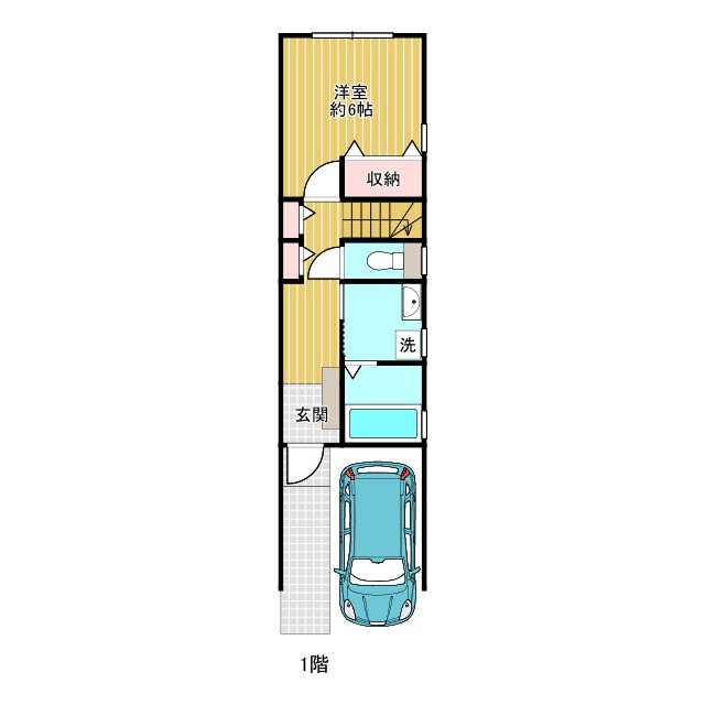 大阪府大阪市生野区林寺4-4-26の区画図