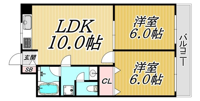 ロイヤルガーデンの間取り