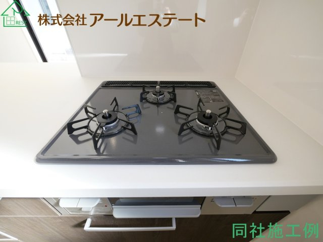 加古川市尾上町口里　　山陽電鉄「浜の宮駅」徒歩8分のキッチン|同社施工事例