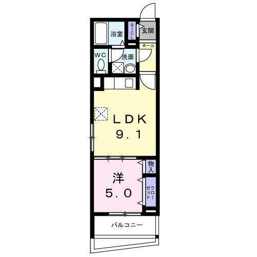 ヒカルサ尼崎栗山町の間取り