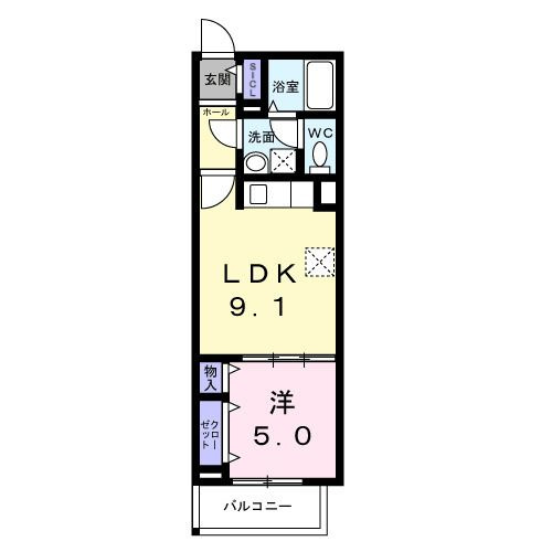 ヒカルサ尼崎栗山町の間取り