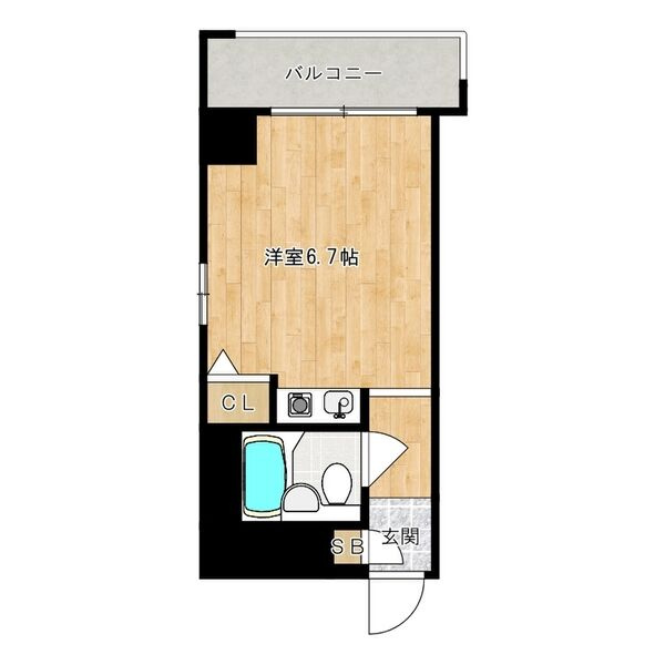 ダイアパレス新神戸の間取り