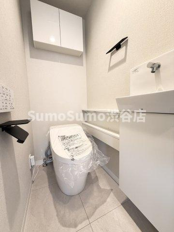 ルフィット神宮北参道のトイレ|清潔感のあるトイレです