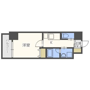 ヒルズ夕陽丘の間取り
