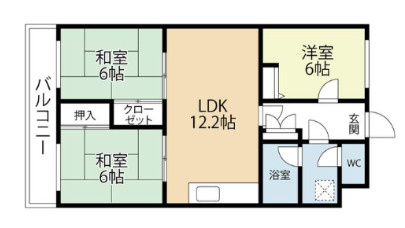 プレシャスコーラルの間取り