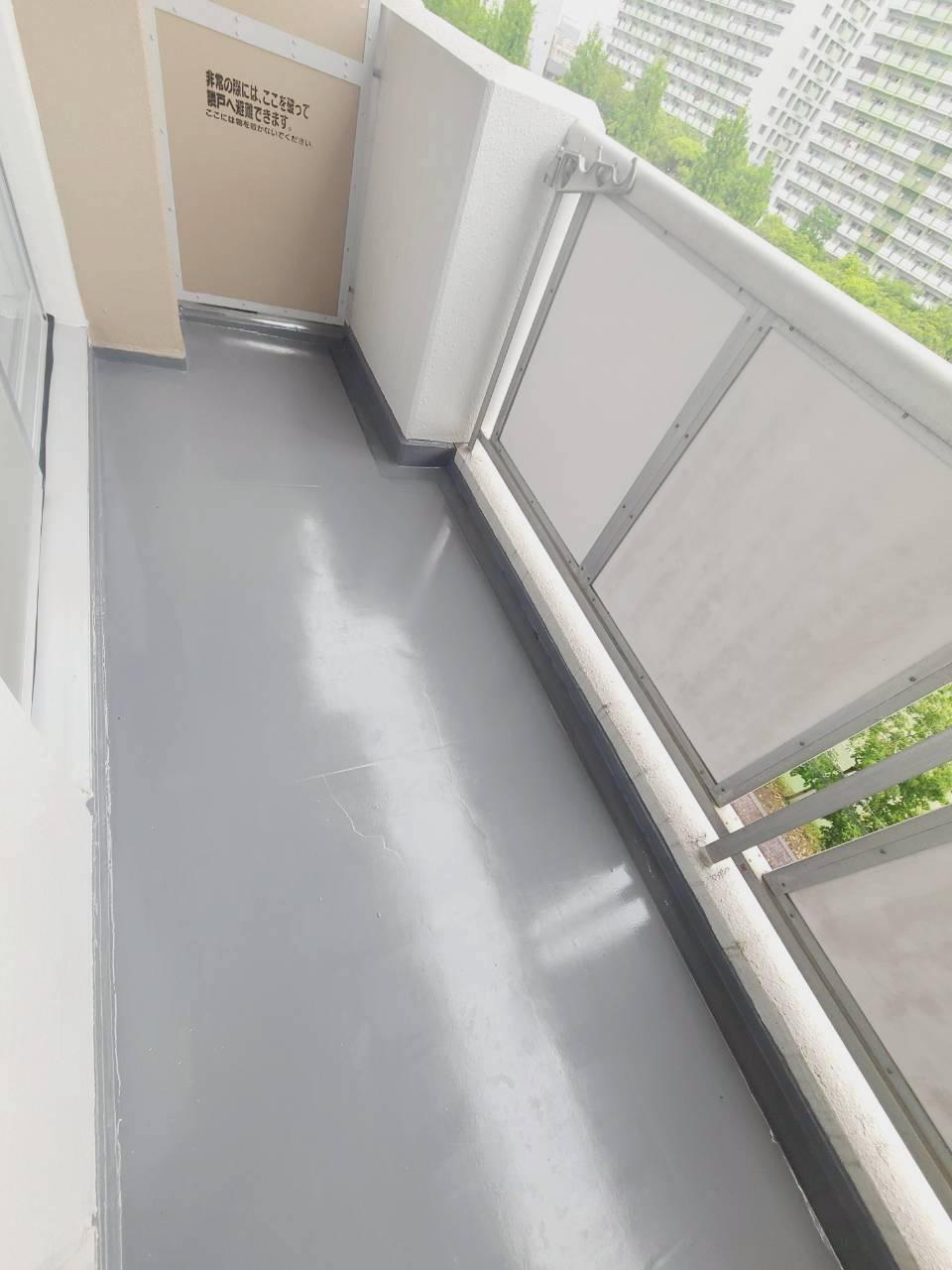 UR武庫川 11号棟のバルコニー