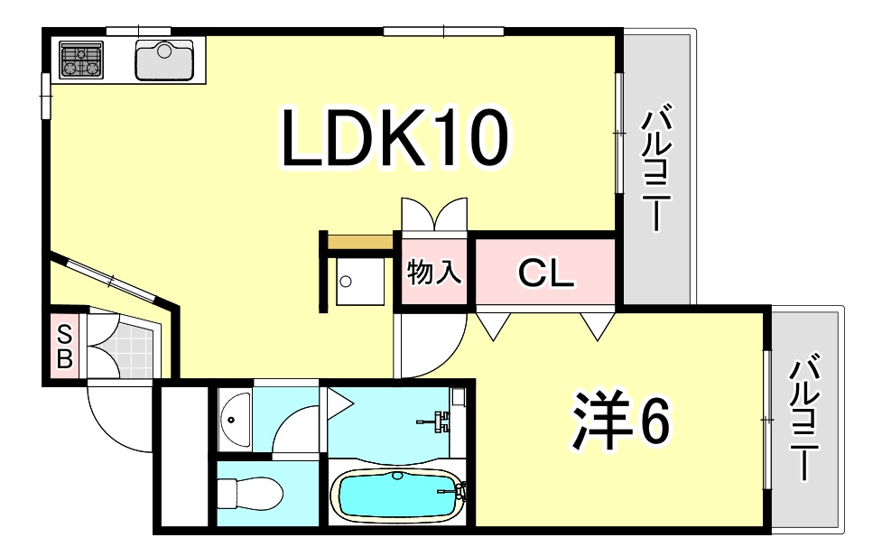 ハイム門戸の間取り