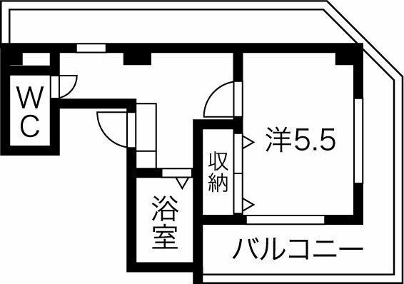 サンスターマンションの間取り