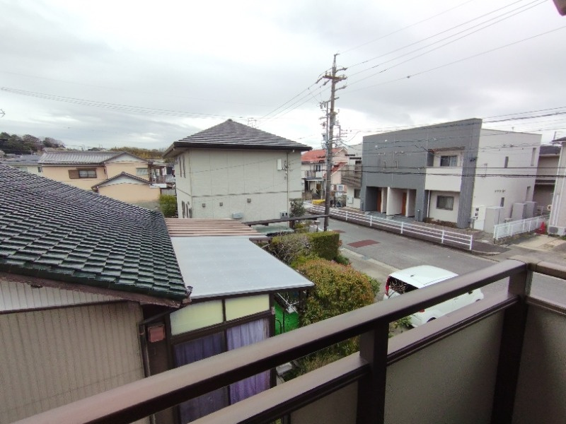 岡崎市寿町のアパートの展望