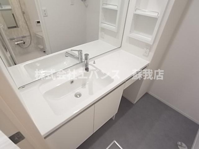 【独立洗面台】 | カムフォート蘇我 | 独立洗面化粧台が付いています