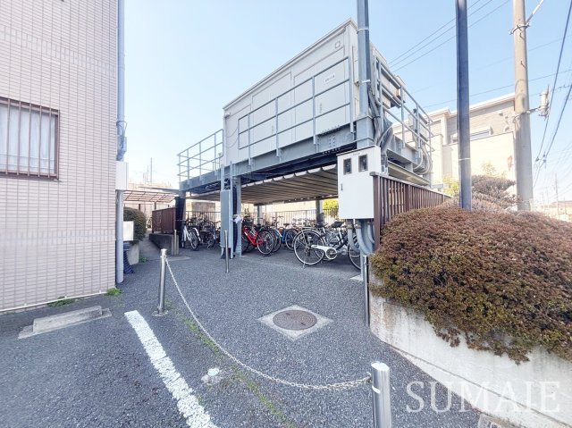 リバーサイドコートのその他共用部分|駐輪場です！