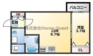 【間取り】 | H-maison衣摺Ⅲ