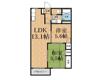 【間取り】 | カサベルデ・宗Ⅱ