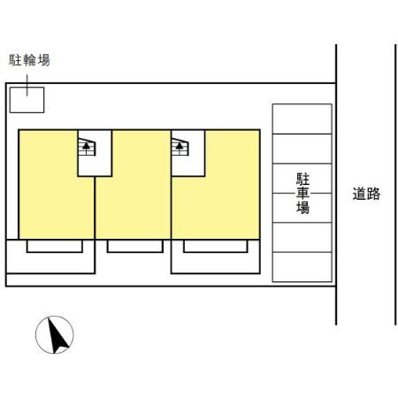 パインヴィラ勝の区画図
