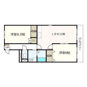 アズールNの間取り
