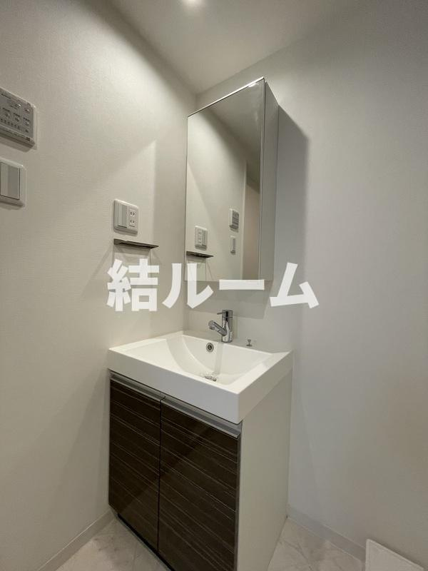 板橋区仲宿の賃貸マンションの洗面所